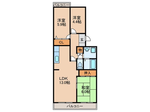 スペランツァステラの物件間取画像